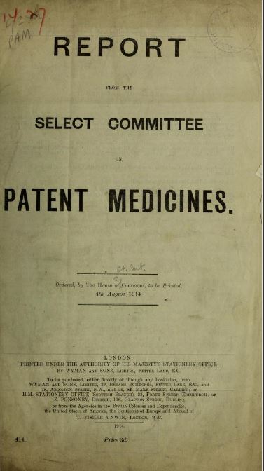 Patent Medicines